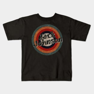 Retro Color Typography Faded Style Jack Johnson Kids T-Shirt